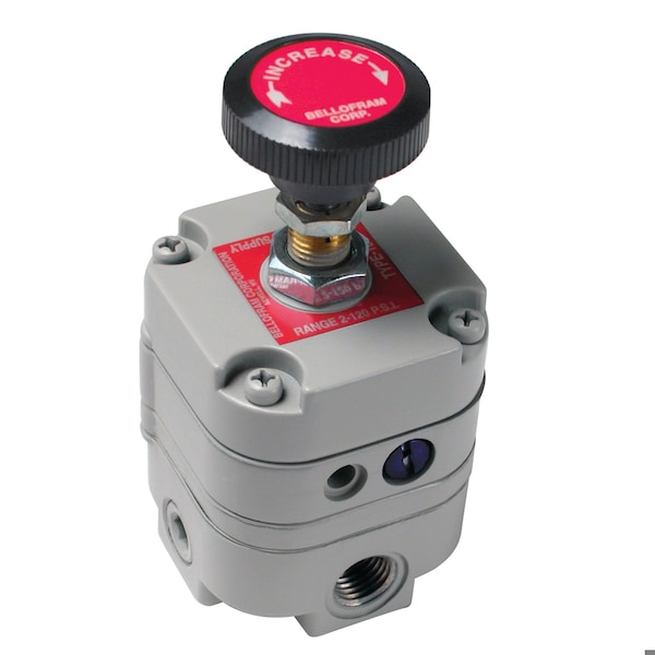Bellofram Precision Controls Pressure Regulator, Relieving, High Precision, 1/8 NPT, 2-120 psi, 10 SCFM 960-028-000 - main
